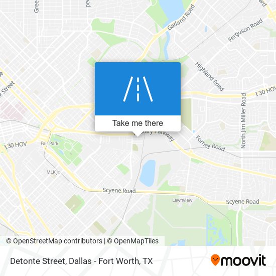 Detonte Street map