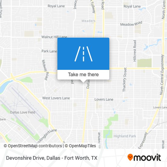 Mapa de Devonshire Drive