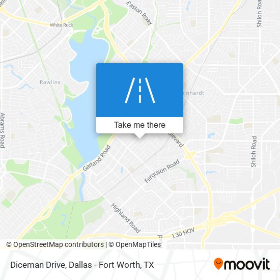 Diceman Drive map