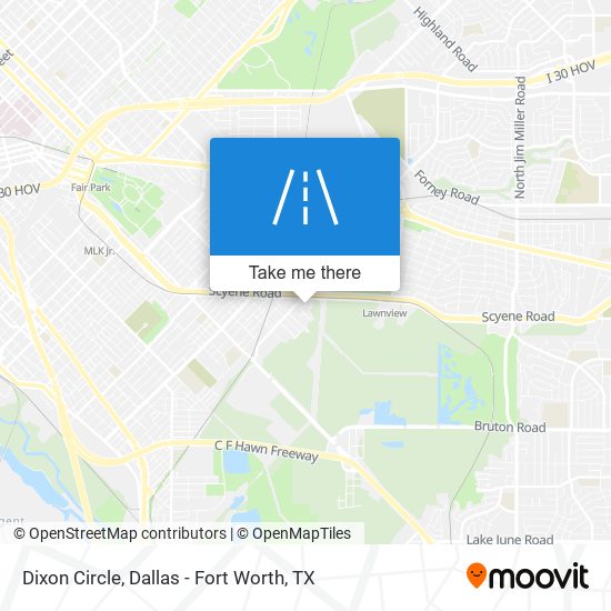 Mapa de Dixon Circle