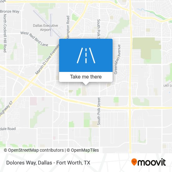 Dolores Way map