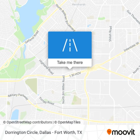 Dorrington Circle map