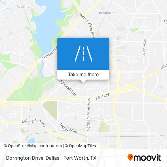 Mapa de Dorrington Drive
