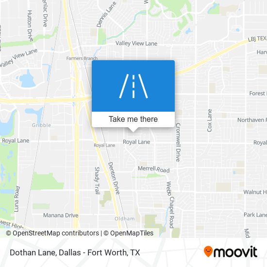Dothan Lane map