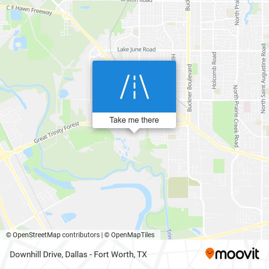Downhill Drive map
