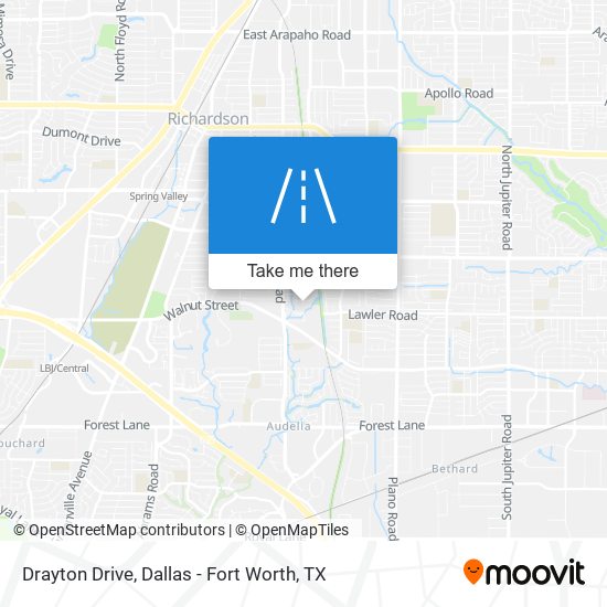 Drayton Drive map