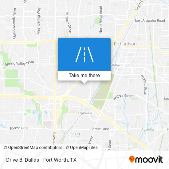 Drive B map