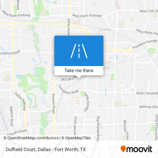 Duffield Court map