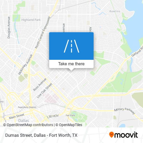 Dumas Street map
