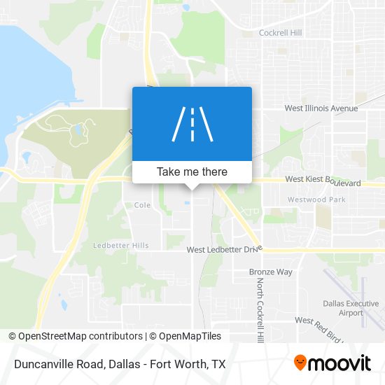 Duncanville Road map