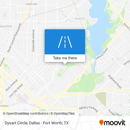 Mapa de Dysart Circle