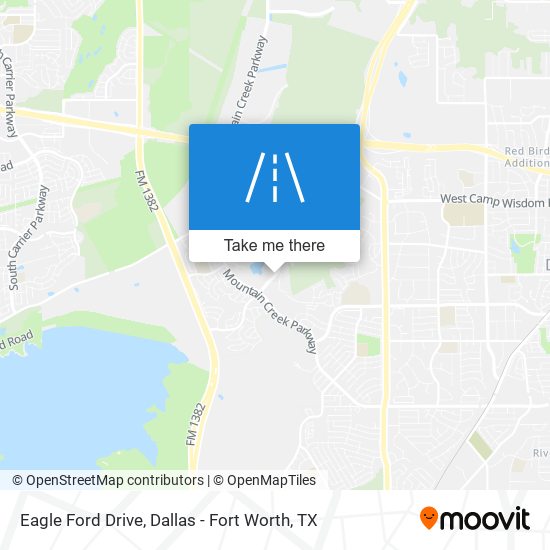Mapa de Eagle Ford Drive