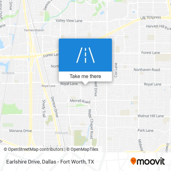 Earlshire Drive map
