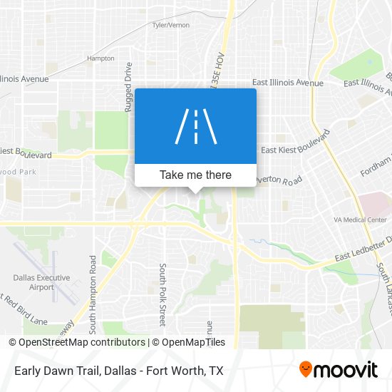 Early Dawn Trail map