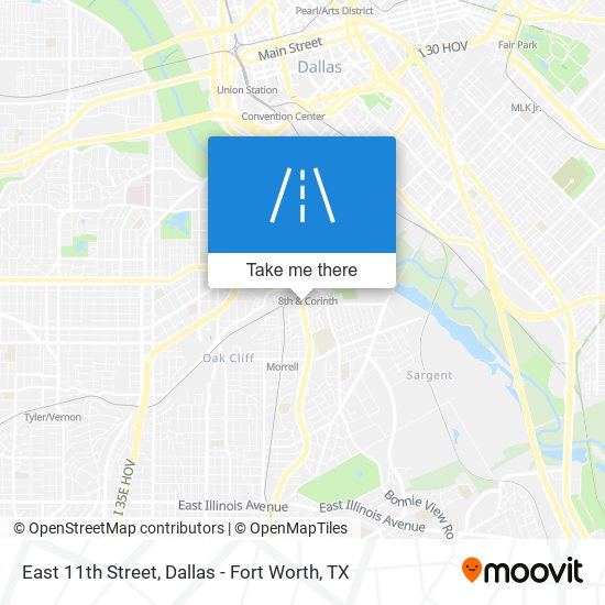 Mapa de East 11th Street