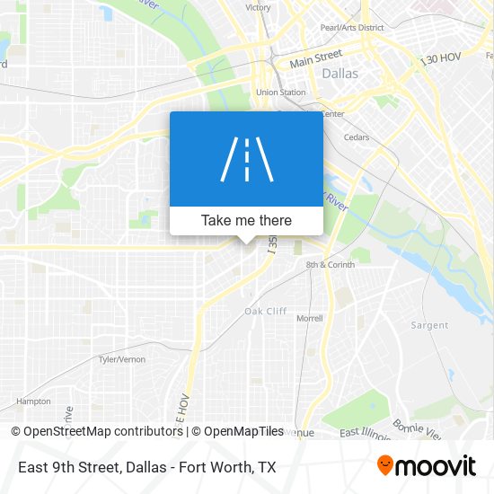 East 9th Street map