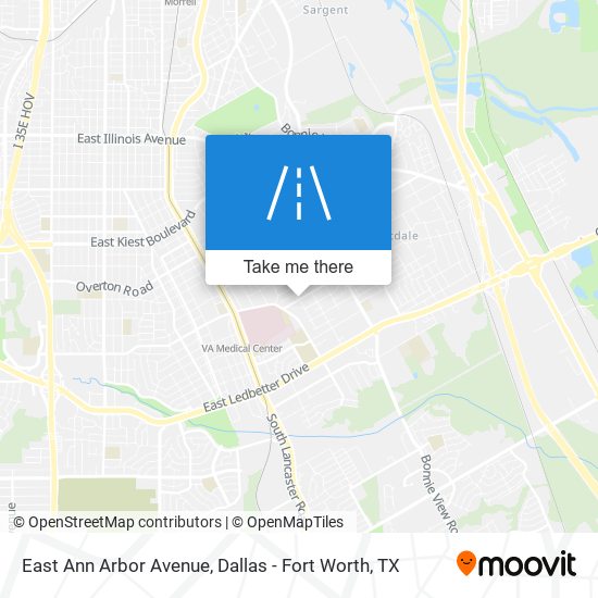 Mapa de East Ann Arbor Avenue
