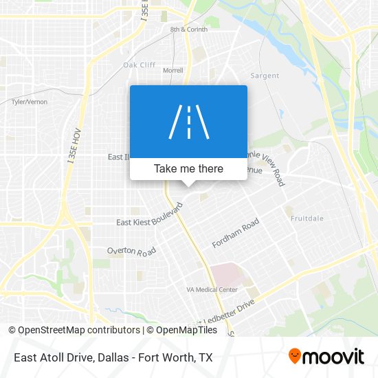East Atoll Drive map