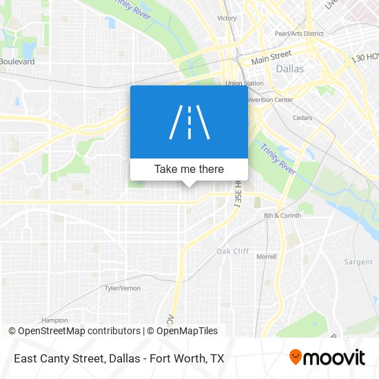 Mapa de East Canty Street