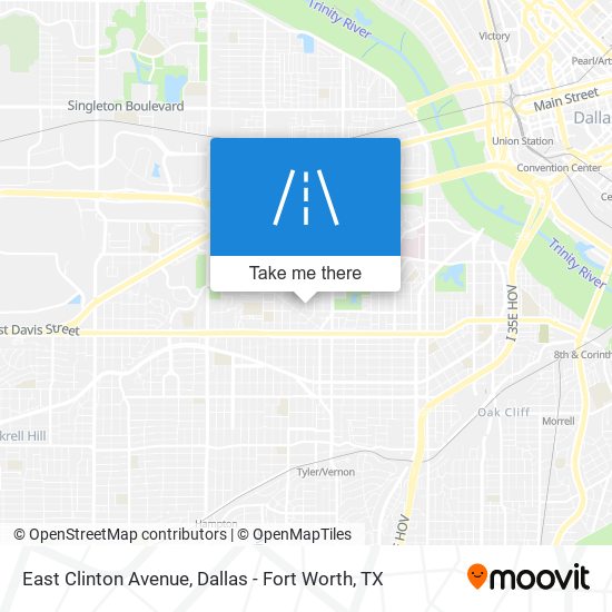 East Clinton Avenue map