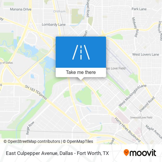 Mapa de East Culpepper Avenue