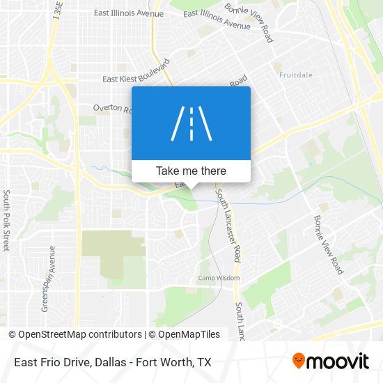 Mapa de East Frio Drive