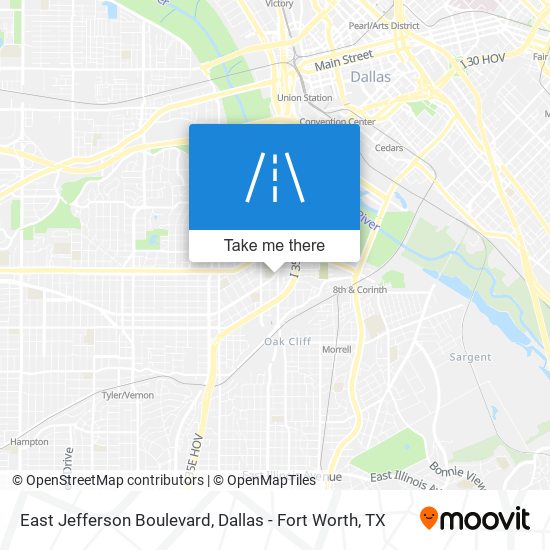 Mapa de East Jefferson Boulevard