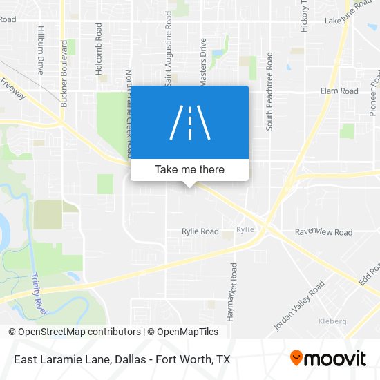 East Laramie Lane map