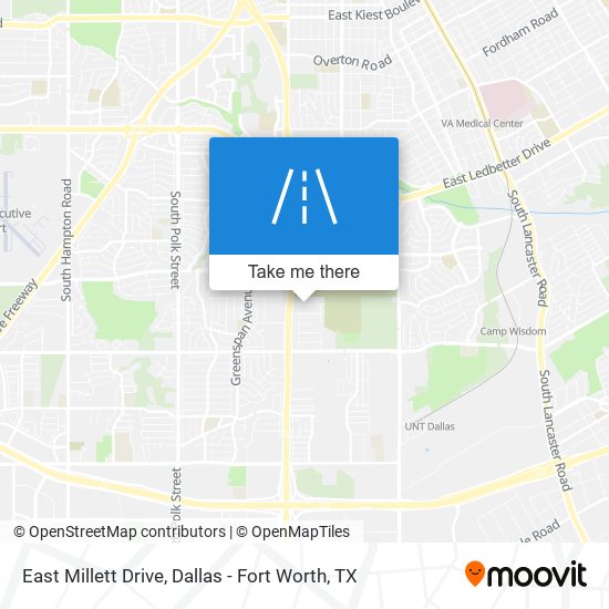 East Millett Drive map