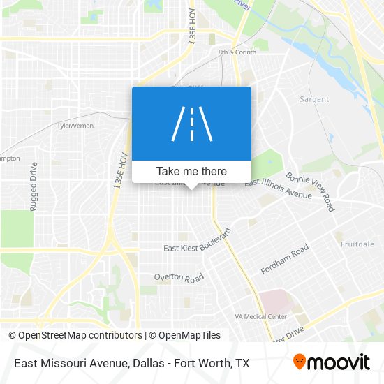 Mapa de East Missouri Avenue