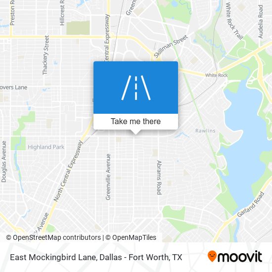 Mapa de East Mockingbird Lane