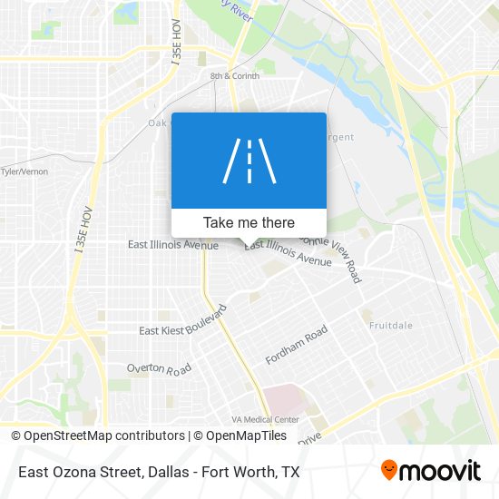 Mapa de East Ozona Street