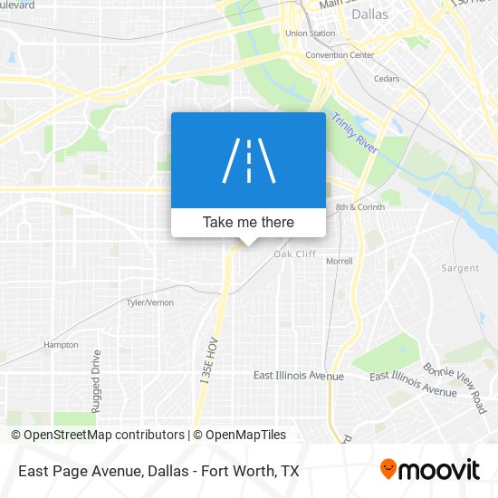 East Page Avenue map