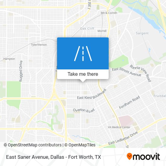 East Saner Avenue map