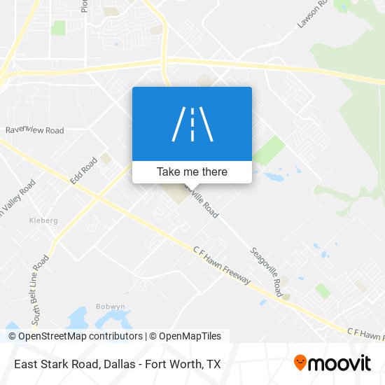 East Stark Road map