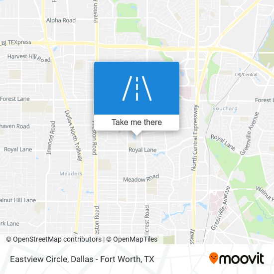 Eastview Circle map