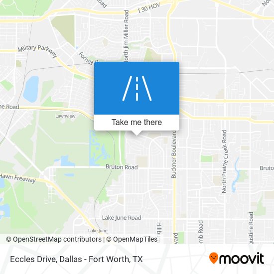Eccles Drive map