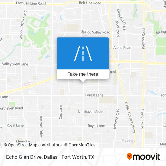 Echo Glen Drive map