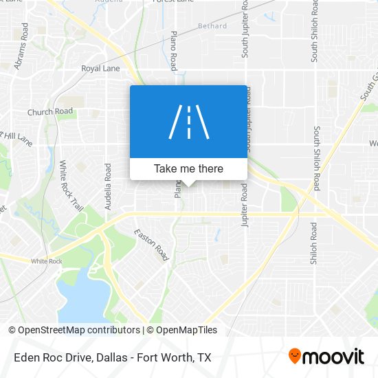 Mapa de Eden Roc Drive