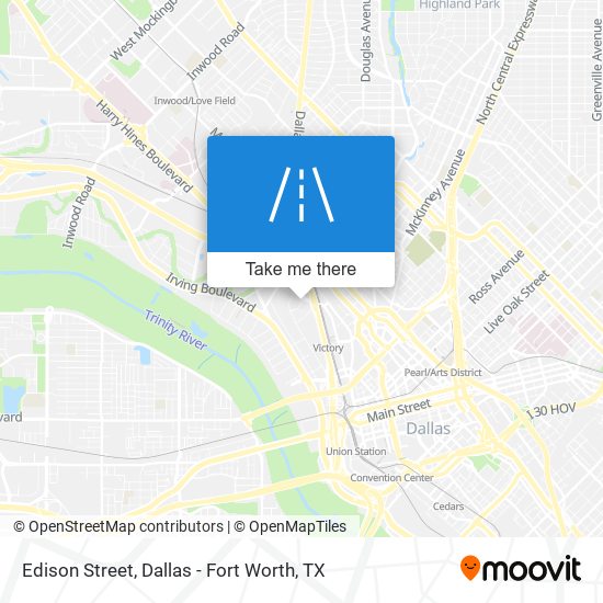 Mapa de Edison Street
