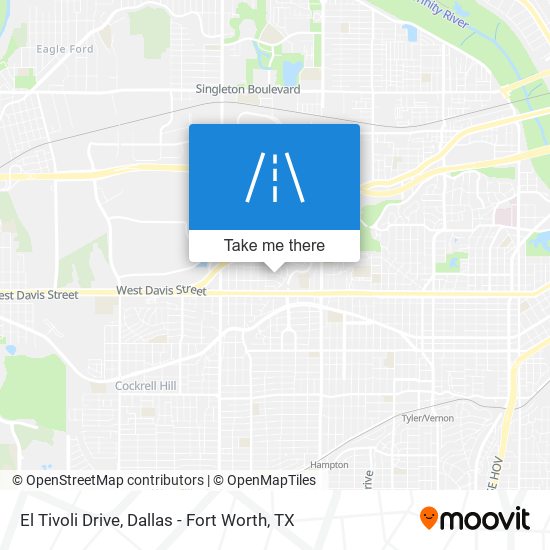 El Tivoli Drive map