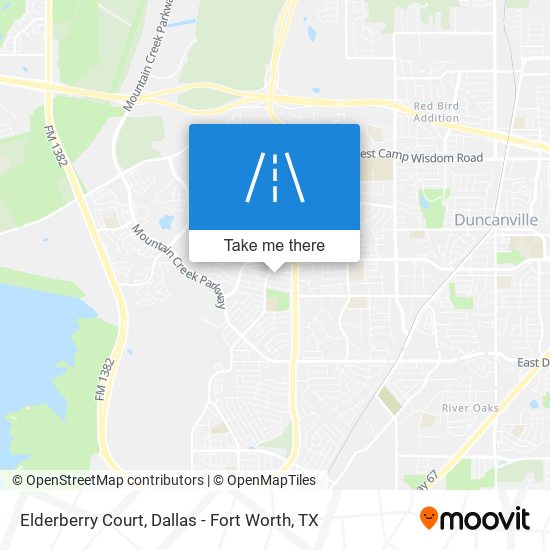 Elderberry Court map