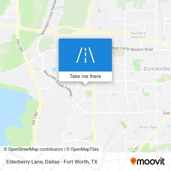 Elderberry Lane map