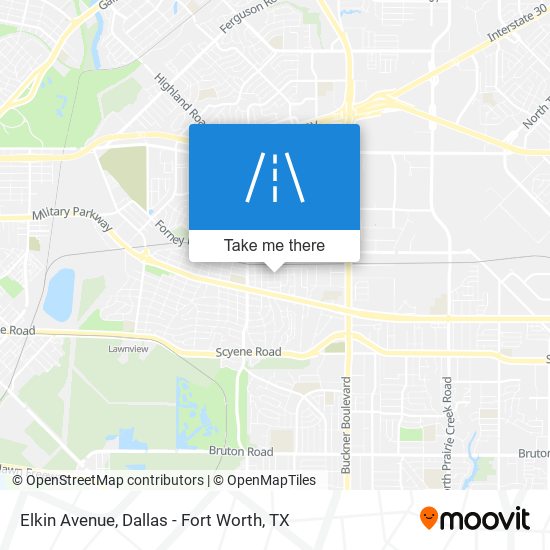 Mapa de Elkin Avenue