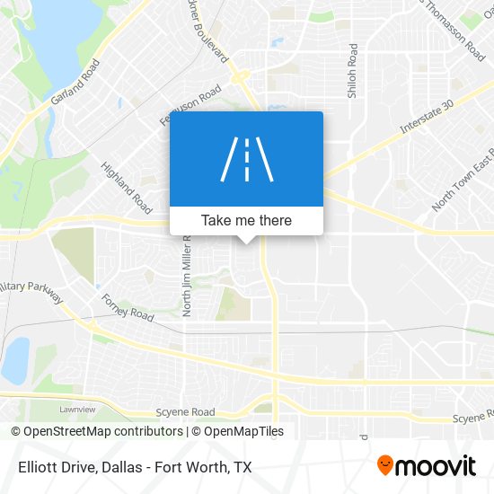 Elliott Drive map