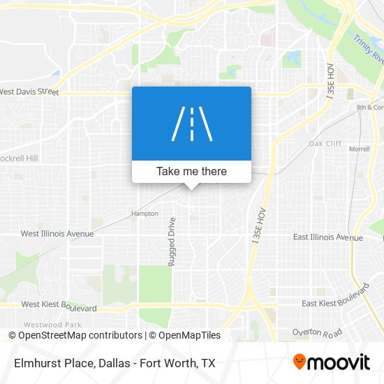 Elmhurst Place map
