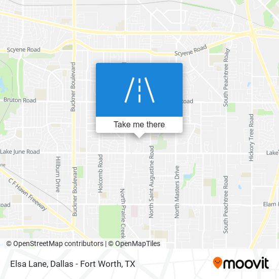 Mapa de Elsa Lane
