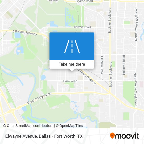 Elwayne Avenue map