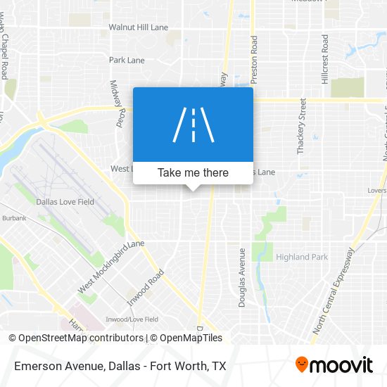 Mapa de Emerson Avenue