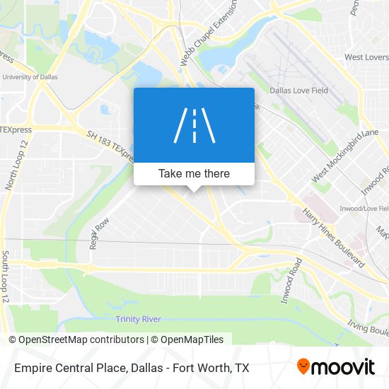Empire Central Place map